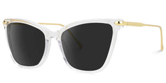 Hilary Butterfly Clear Sunglasses