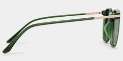 Rodz Square Dark-Green Sunglasses
