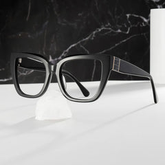 Tamarrah Cateye Black Glasses