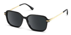 Jetson Rectangle Black Sunglasses