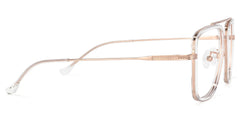 Nayeli Aviator Clear Glasses