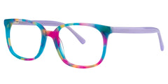 Angell Rectangle Blue Glasses