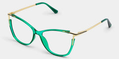 Yomary Cateye Green Glasses