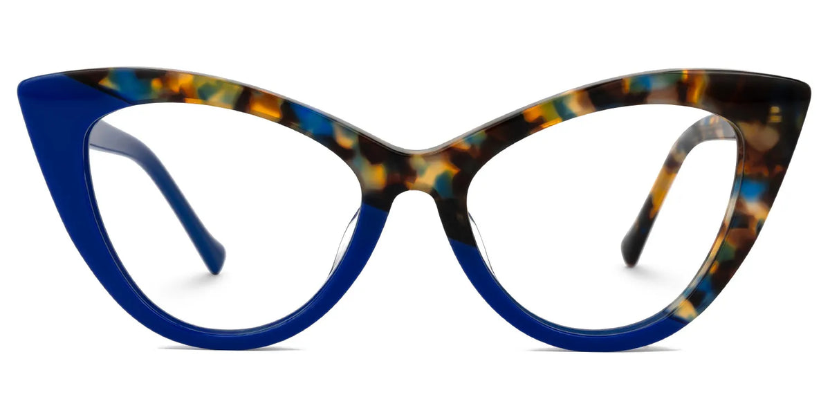 Maxine Cateye Blue Glasses