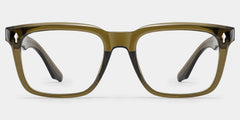 Fletcher Rectangle Brown Glasses