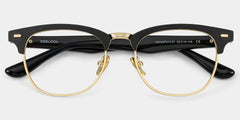 Penelope Browline Gold Glasses