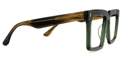 Moreland Rectangle Green Glasses