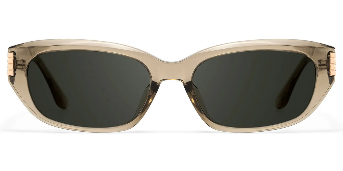 Riviera Geometric Beige Sunglasses