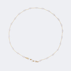 Stylish Elegant Pearl Gold Eyeglasses Chains