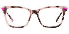 Eliot Rectangle Tortoise Glasses