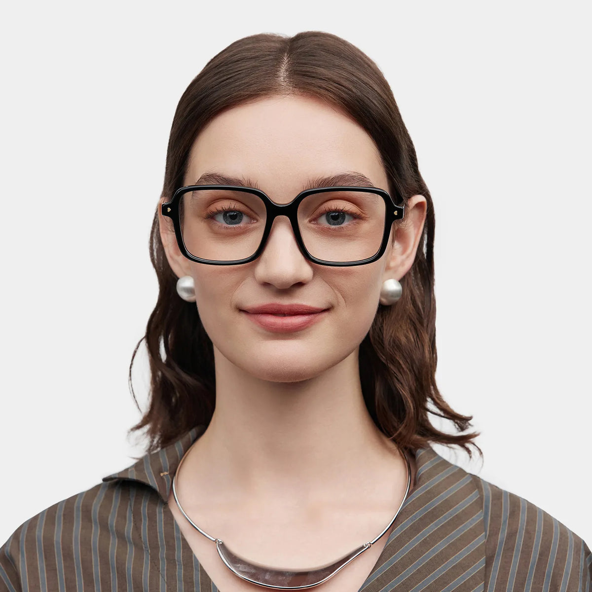 Talia Square Black Glasses