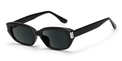 Riviera Geometric Black Sunglasses