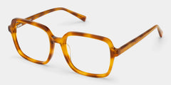Kenneth Dark Tortoise Square Glasses