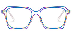 Foday Geometric Iridescent Glasses