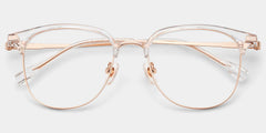 Naranjo Browline Clear Glasses