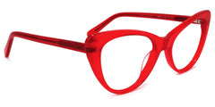 Charis Cat Eye Red Glasses