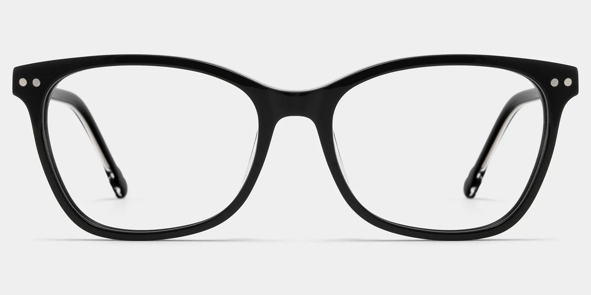 Marigold Rectangle Black Glasses