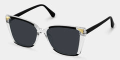 Shelia Butterfly Black Clear Glasses
