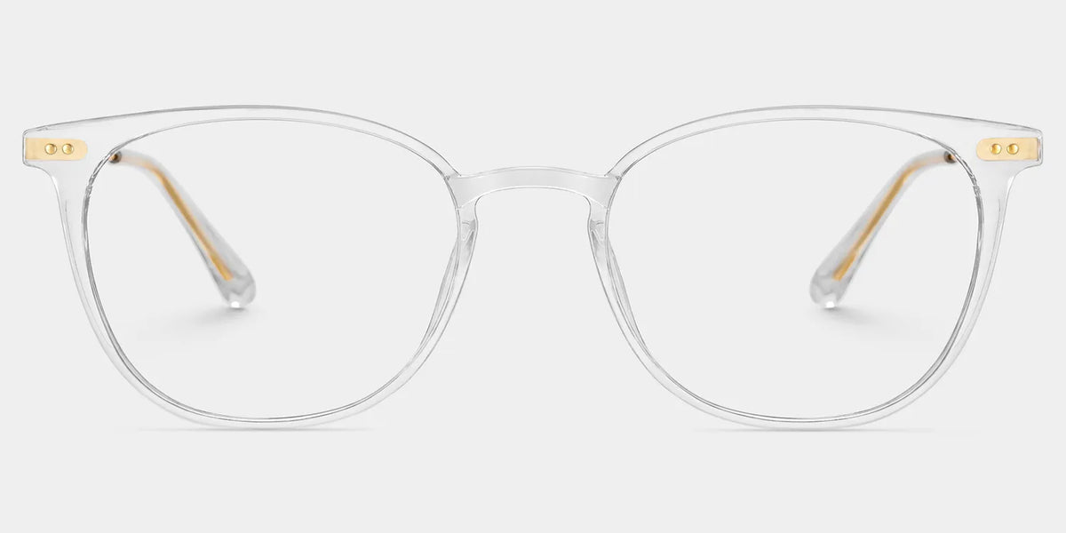 Vilanova Round Clear Glasses