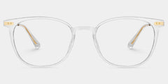 Vilanova Round Clear Glasses
