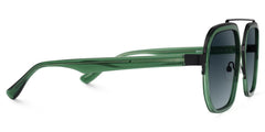 Ace Aviator Green Sunglasses