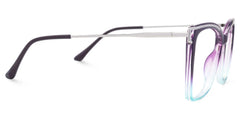 Krystle Square Purple-Blue Glasses