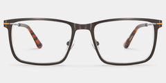 Roxana Rectangle Brown Glasses