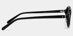 Everly Oval Black Glasses