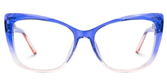 Farris Square Blue Glasses