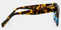 Benitez Square Blue Glasses