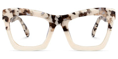 Benitez Square Two-Tone Glasses