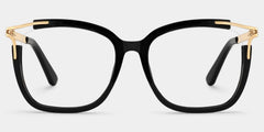 Sidibe Square Black Glasses