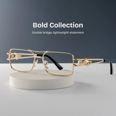 Eric Aviator Gold Glasses