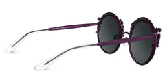 Nelida Round Purple Glasses