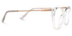 Brandi Cateye Clear Glasses