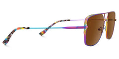 Bowdry Aviator Iridescent Sunglasses