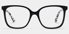 Caroline Black Square Glasses