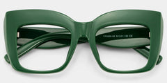 Alberta Cat Eye Green Glasses