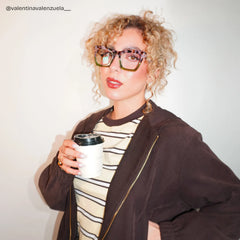 Benitez Square Two-Tone Glasses