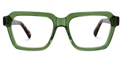Richard Rectangle Green Glasses