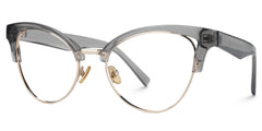 Charlene Browline Gray Glasses
