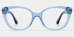 Charlotte Blue Cat eye Glasses
