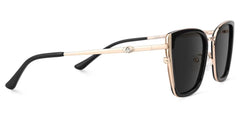 Juniper Rectangle Black Sunglasses