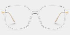 Payton Geometric Clear Glasses