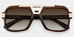 Croswell Aviator Brown Glasses
