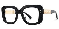 Yary Square Black Glasses