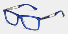 Morgan Rectangle Blue Glasses