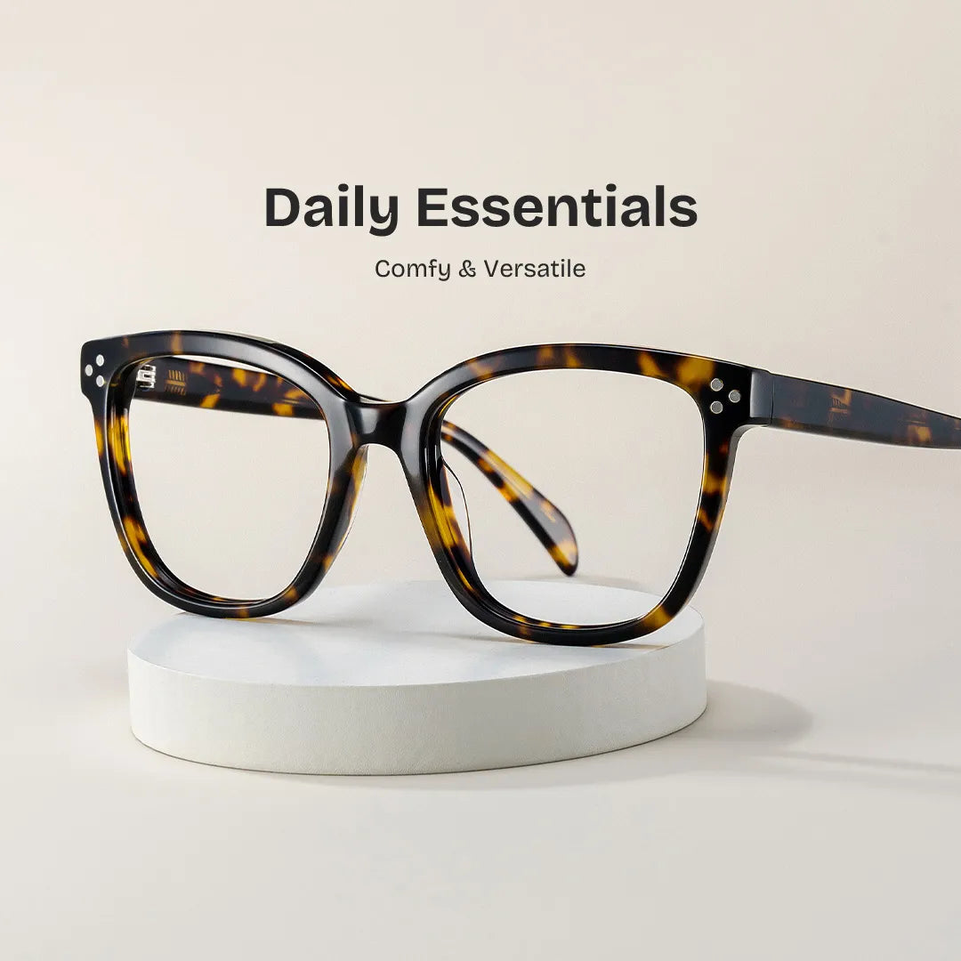 Scarlett Square Tortoise Glasses