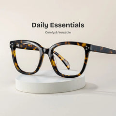 Scarlett Square Tortoise Glasses