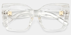 Alberta Cat Eye Clear Glasses